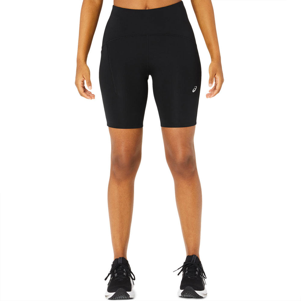 Short Corto Asics para Mujer Road High Waist 8in Sprinter Negro