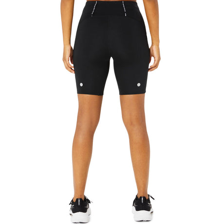 Short Corto Asics para Mujer Road High Waist 8in Sprinter Negro