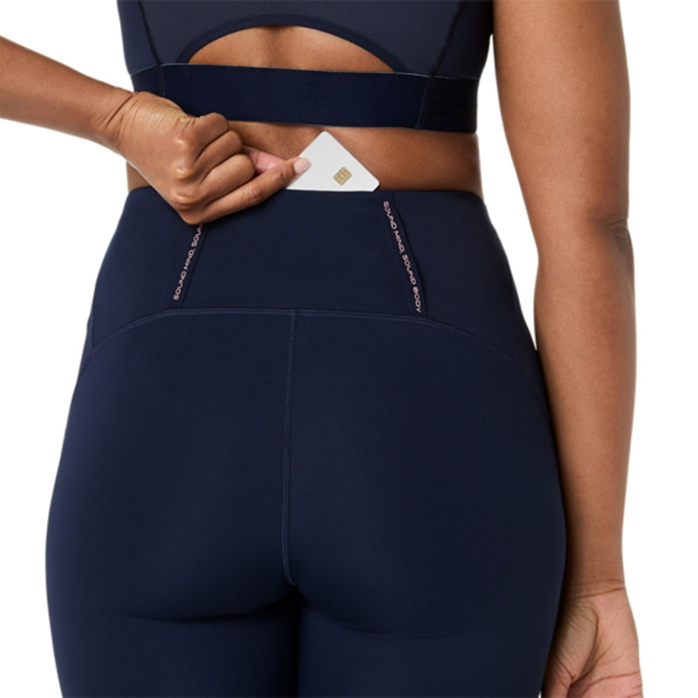 Legging Largo Asics para Mujer Road High Waist Tight Azul