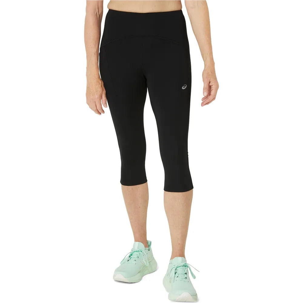 Legging Corto Asics para Mujer Road High Waist Capri Performance Negro