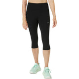 Legging Corto Asics para Mujer Road High Waist Capri Performance Negro