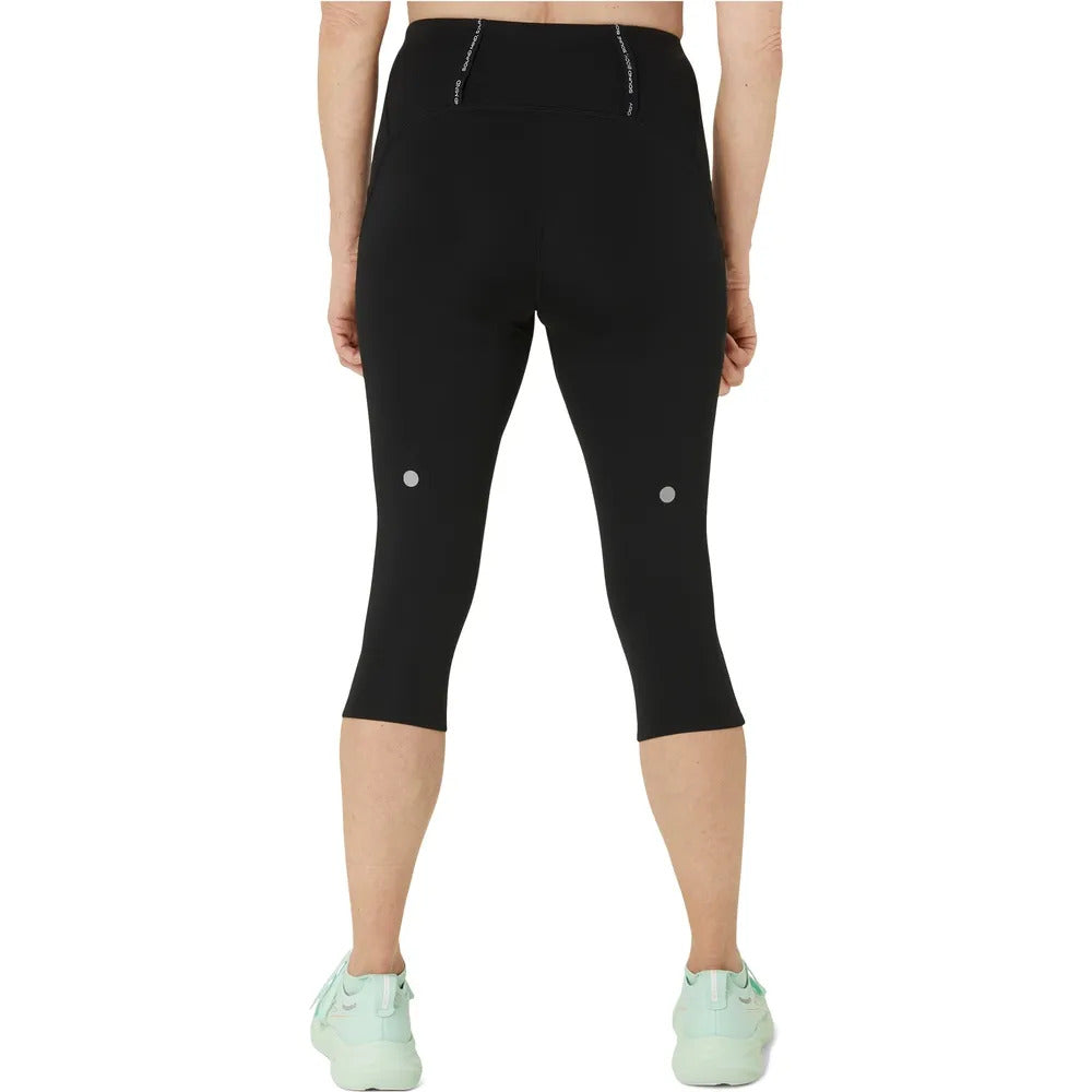 Legging Corto Asics para Mujer Road High Waist Capri Performance Negro