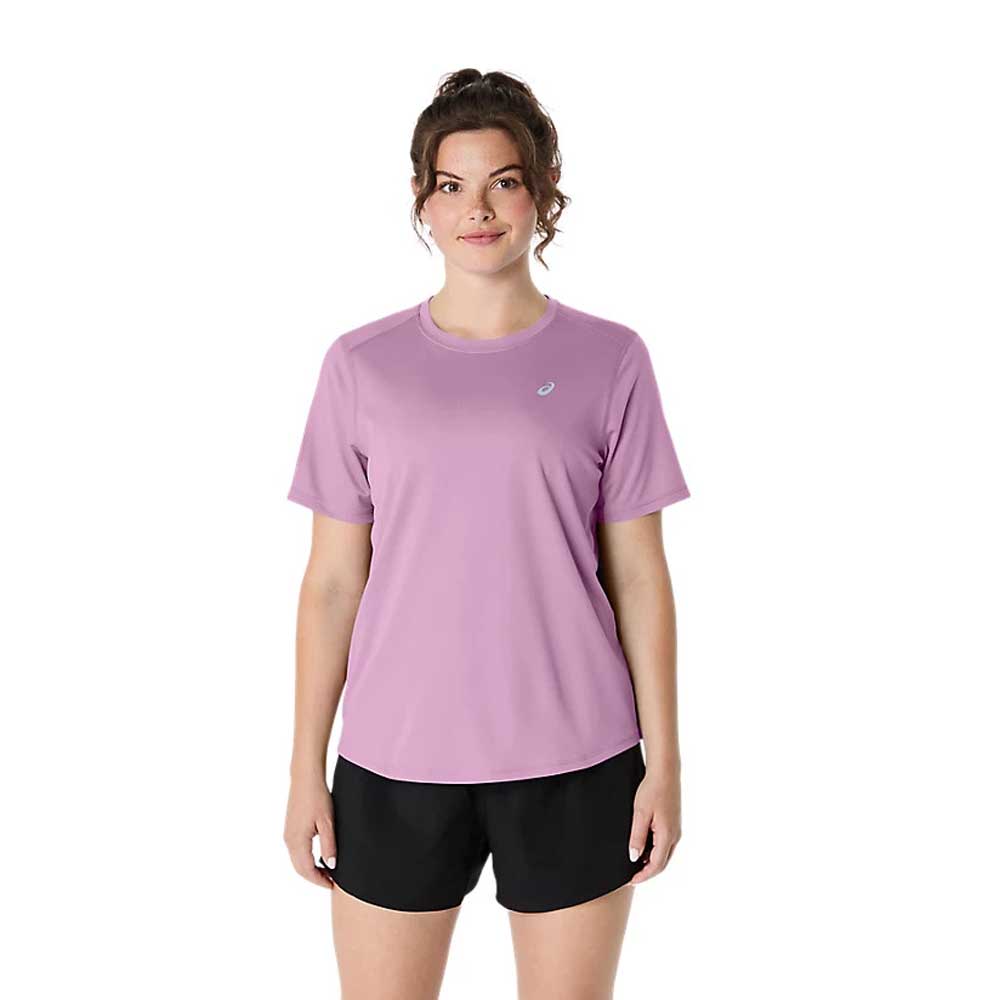 Playera Manga Corta Asics para Mujer Silver SS Top Lila