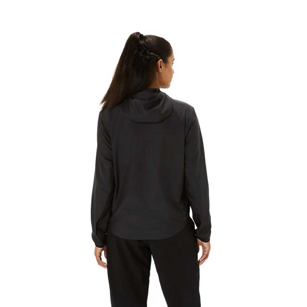 Rompevientos Asics para Mujer Silver Jacket Negro