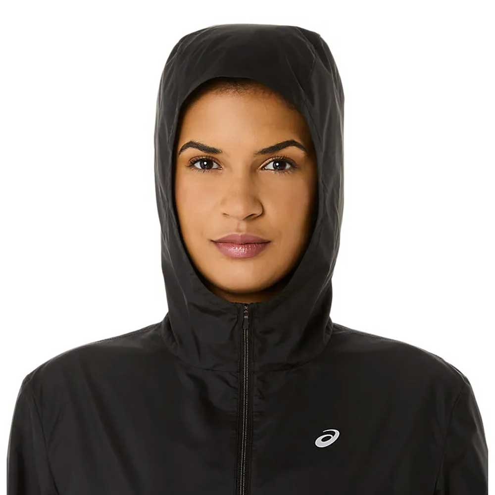 Rompevientos Asics para Mujer Silver Jacket Negro