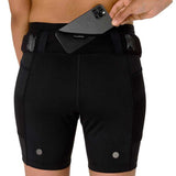 Short Largo Asics para Mujer Fujitrail Elite Sprinter Negro