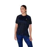 Playera Manga Corta Asics para Mujer Road Lite-Show SS Top Negro