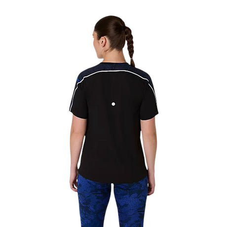 Playera Manga Corta Asics para Mujer Road Lite-Show SS Top Negro