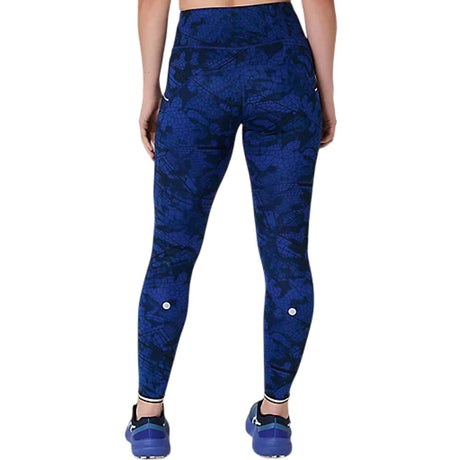 Legging Largo Asics para Mujer Road Lite-Show Tight Azul-Negro