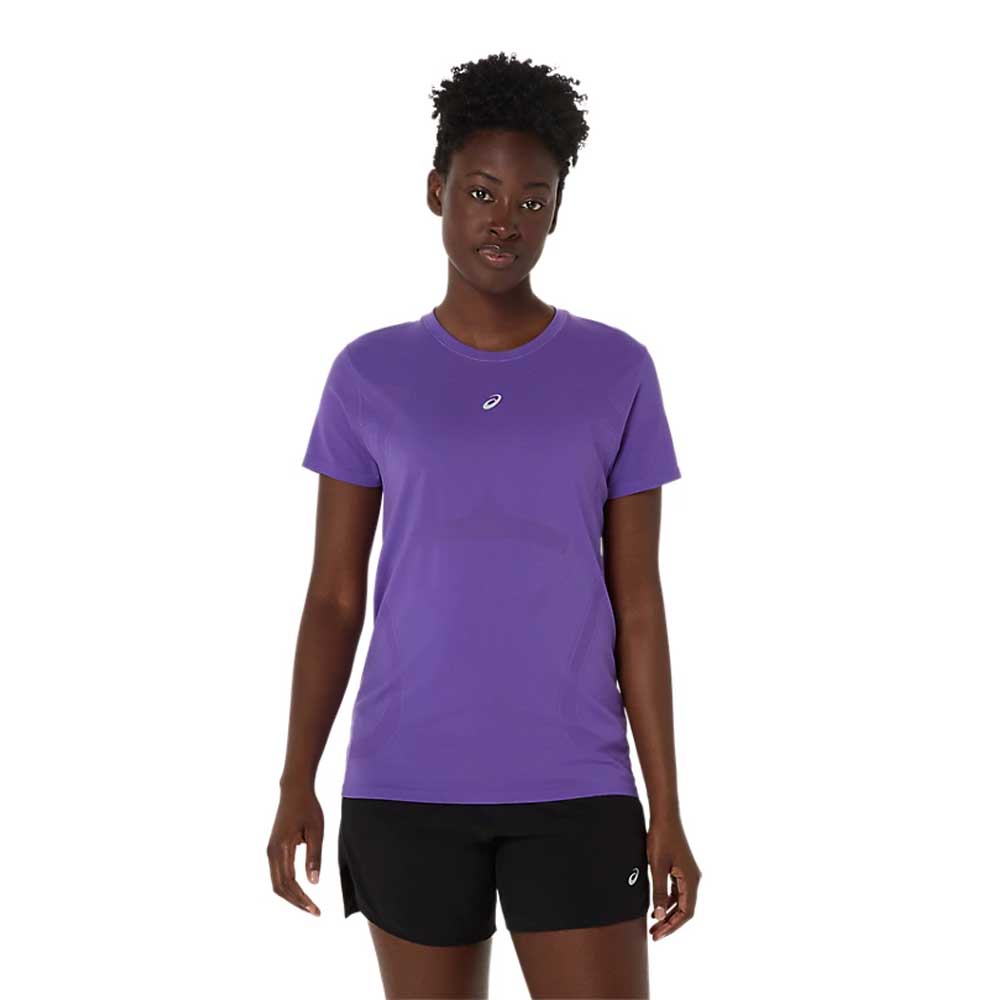 Playera Manga Corta Asics para Mujer Road Seamless SS Top Morado