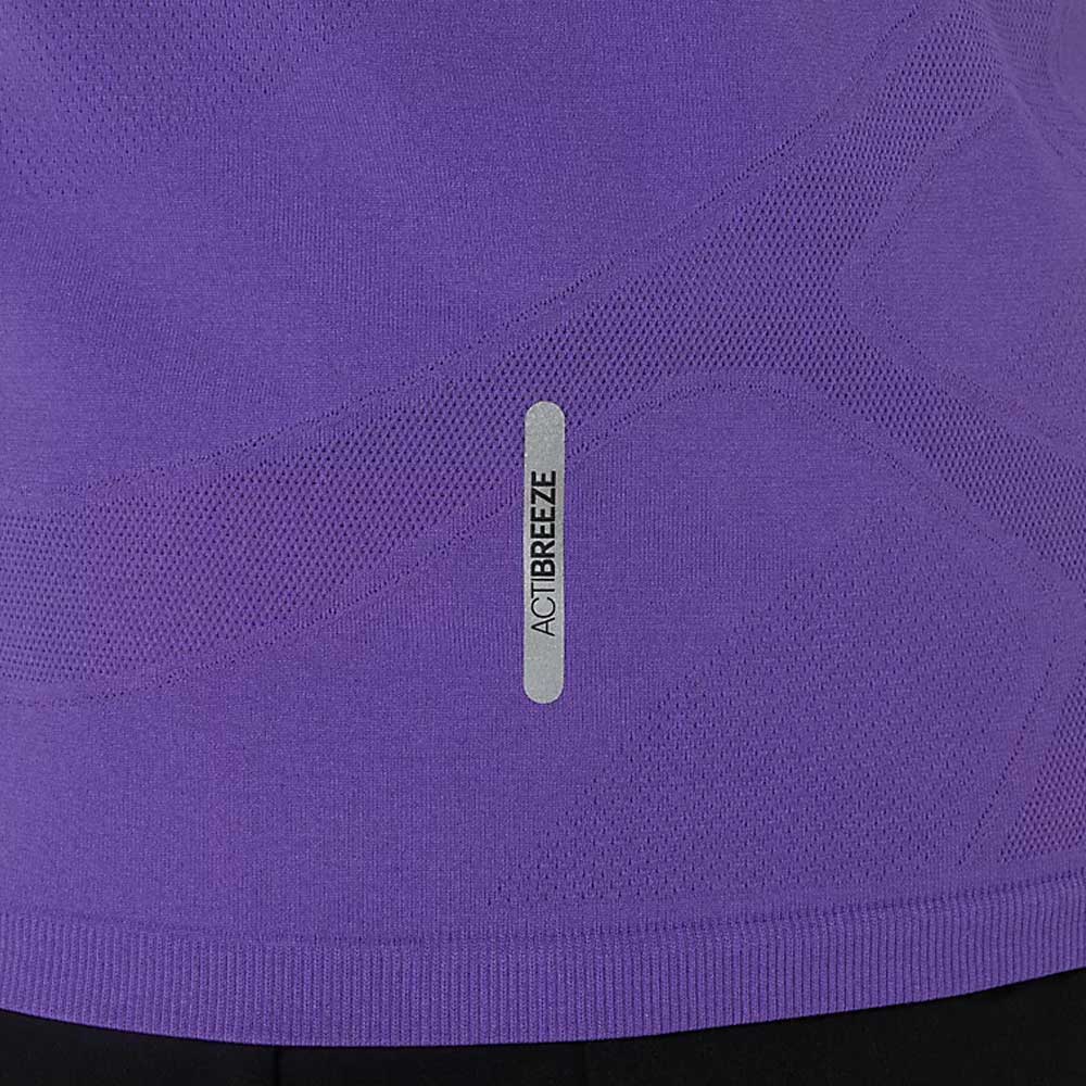 Playera Manga Corta Asics para Mujer Road Seamless SS Top Morado