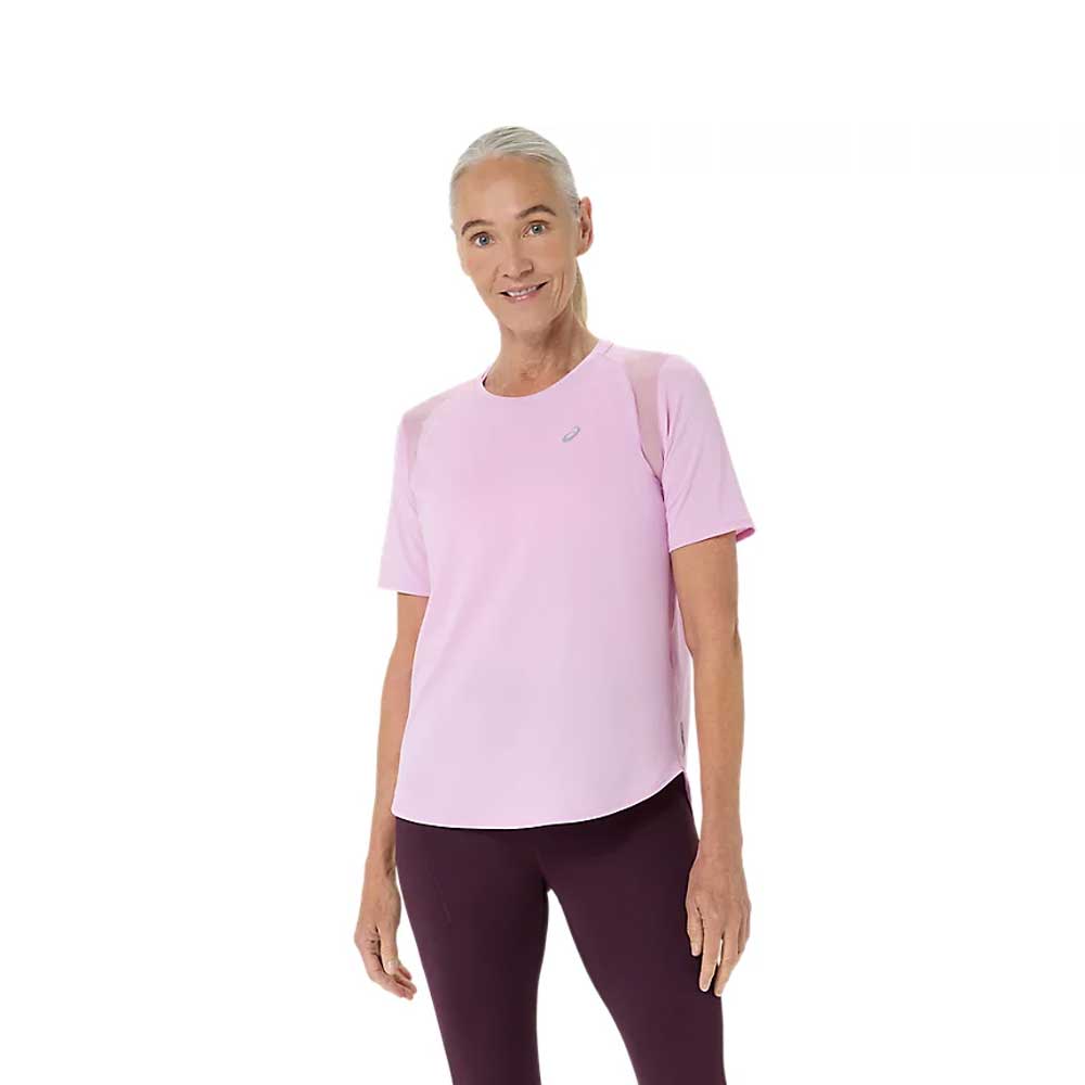 Playera Manga Corta Asics para Mujer Road SS top Lila