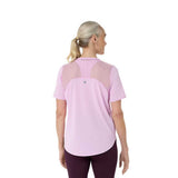 Playera Manga Corta Asics para Mujer Road SS top Lila