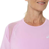 Playera Manga Corta Asics para Mujer Road SS top Lila