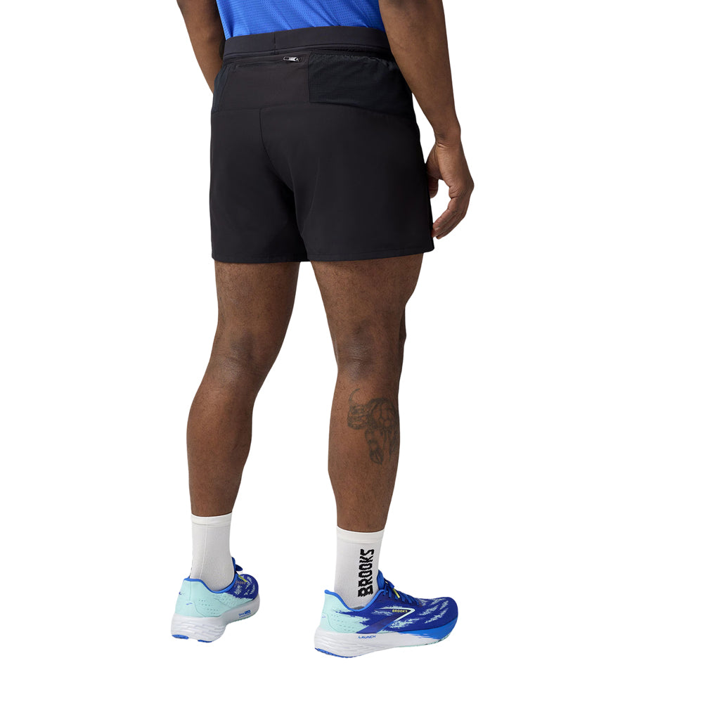 Short Corto Brooks para Hombre Journey 5in Short Negro
