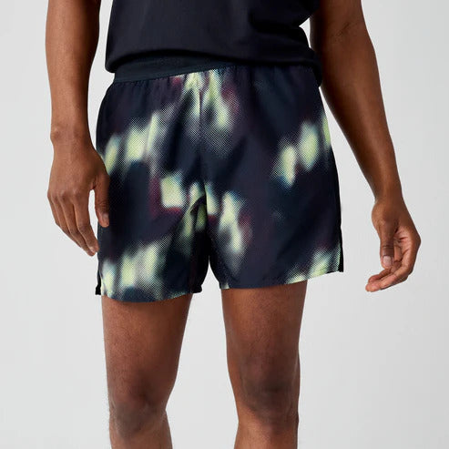 Short Corto Brooks para Hombre Dash Short Printed Negro