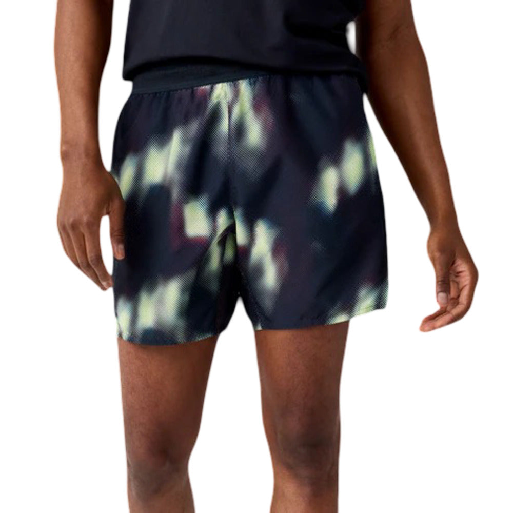 Short Corto Brooks para Hombre Dash Short Printed Negro