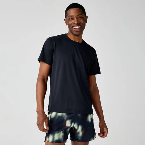 Short Corto Brooks para Hombre Dash Short Printed Negro