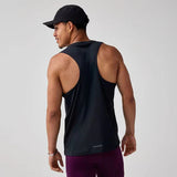 Playera Sin Mangas Brooks para Hombre Dash Singlet Negro