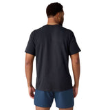 Playera Manga Corta Brooks para Hombre Graphic Short Sleeve Negro
