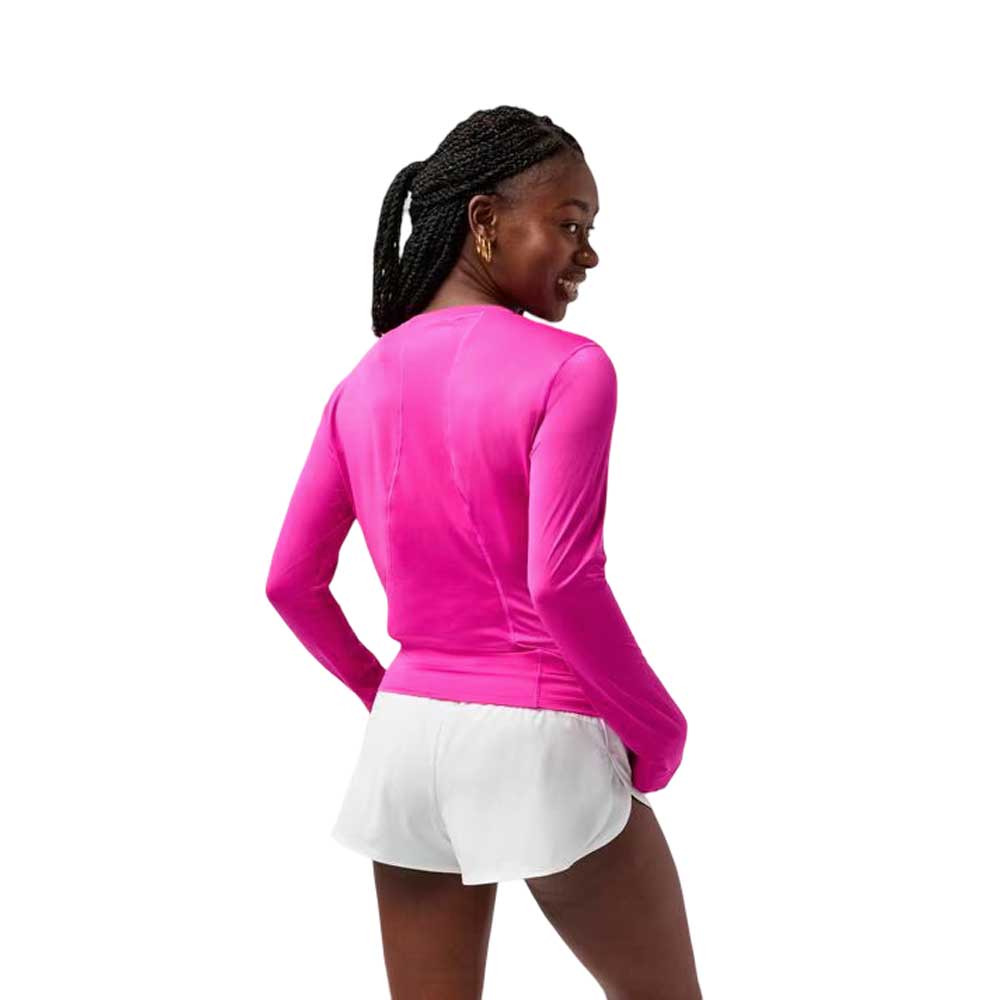 Playera Manga Larga Brooks para Mujer Sprint Free Long Sleeve 3.0 Rosa