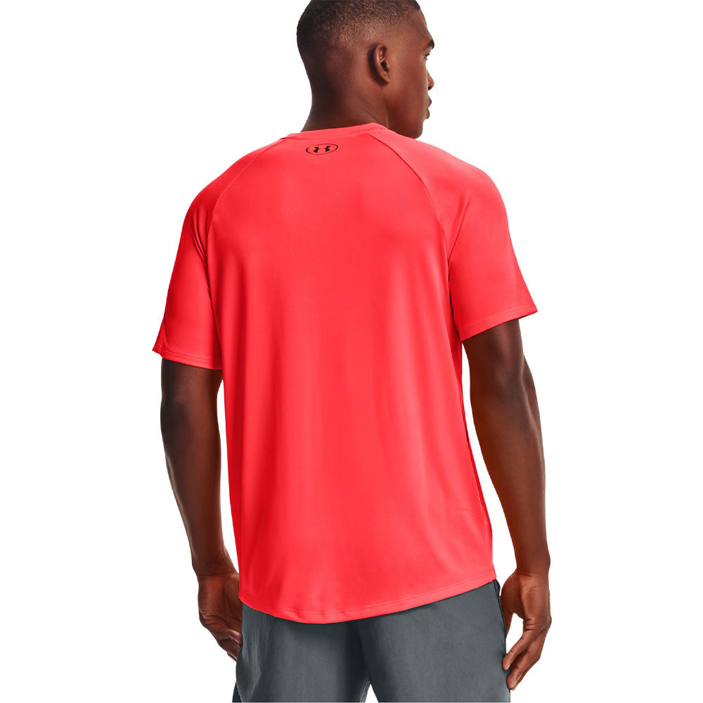 Playera Manga Corta Under Armour para Hombre UA Tech 2.0 SS Tee Rojo