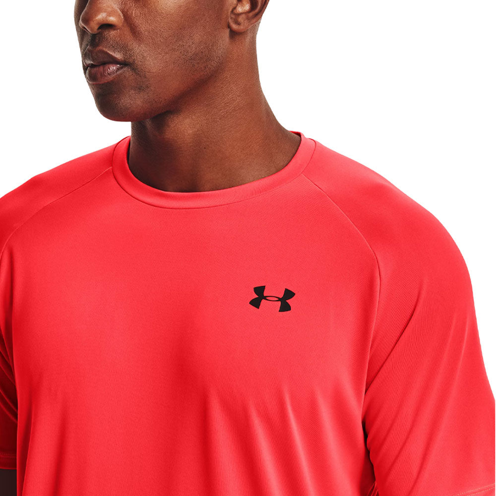 Playera Manga Corta Under Armour para Hombre UA Tech 2.0 SS Tee Rojo