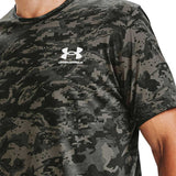 Playera Manga Corta Under Armour para Hombre ABC Camo SS Negro