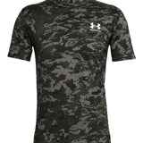 Playera Manga Corta Under Armour para Hombre ABC Camo SS Negro