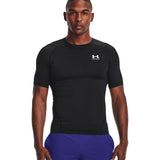 Playera Manga Corta Under Armour para Hombre HG Armour Compression SS Negro