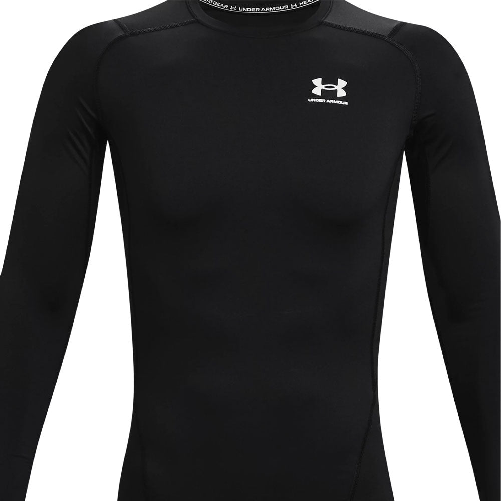 Playera Manga Larga Under Armour para Hombre HG Armour Compression LS Negro