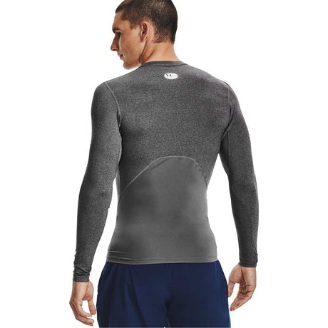 Playera Manga Larga Under Armour para Hombre HG Armour Compression LS Gris