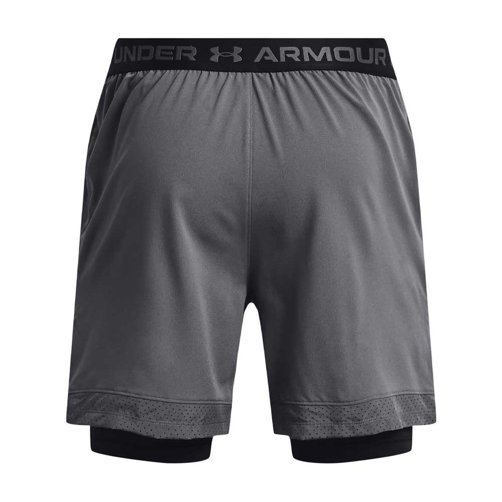 Short 2 en 1 Under Armour para Hombre Vanish Woven 2 in 1 Gris