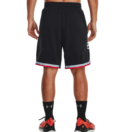 Short Largo Under Armour para Hombre Curry Fleece 9in Short Negro