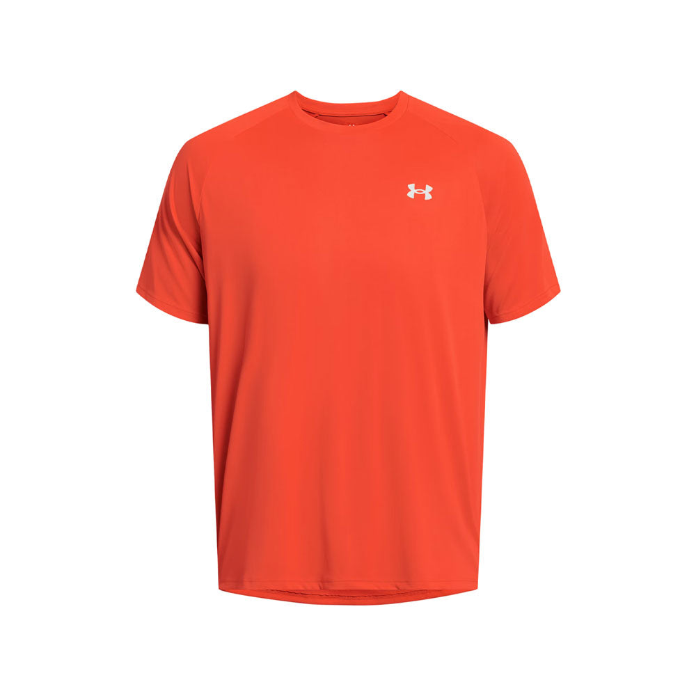 Playera Manga Corta Under Armour para Hombre UA Tech Reflective SS Naranja