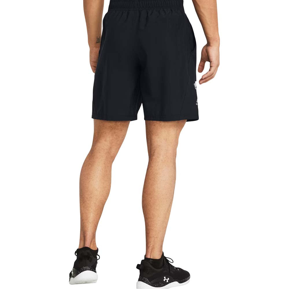 Short Largo Under Armour para Hombre Woven Graphic Short Negro