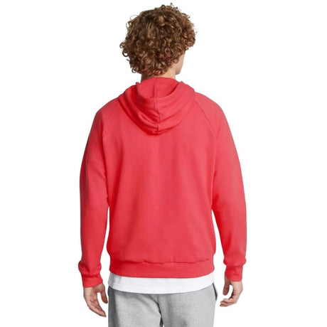 Sudadera Con Gorro Under Armour para Hombre Rival Fleece Logo HD Rojo