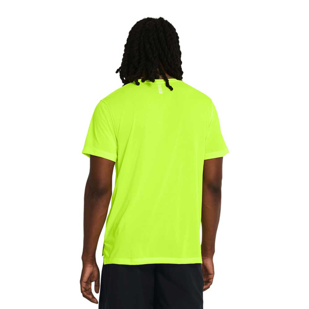 Playera Manga Corta Under Armour para Hombre Launch Short Sleeve Amarillo