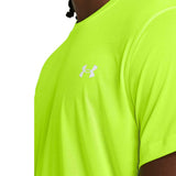 Playera Manga Corta Under Armour para Hombre Launch Short Sleeve Amarillo