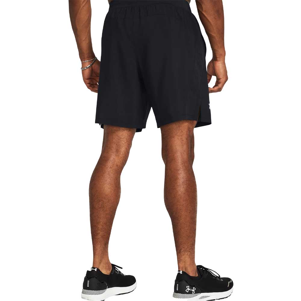 Short Largo Under Armour para Hombre UA Launch 7in Short Negro