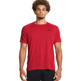 Playera Manga Corta Under Armour para Hombre Tech Textured SS Rojo