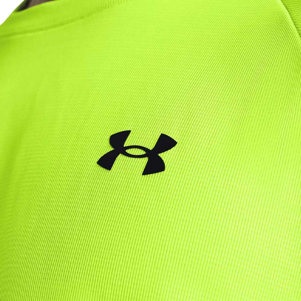 Playera Manga Corta Under Armour para Hombre Tech Textured SS Amarillo