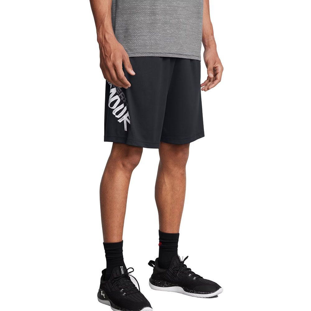 Short Largo Under Armour para Hombre UA Tech Wdmk Shorts Negro M