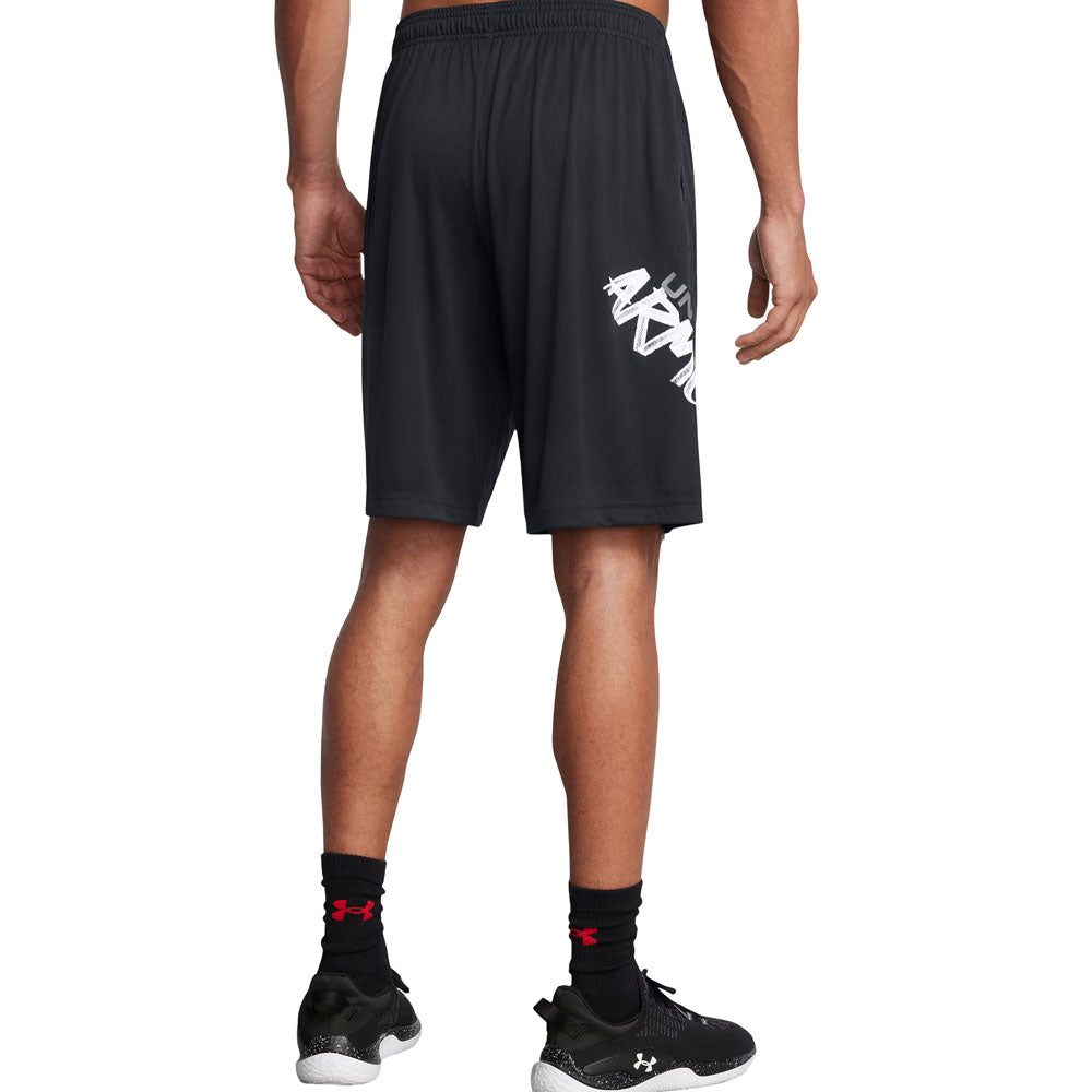 Short Largo Under Armour para Hombre UA Tech Wdmk Shorts Negro