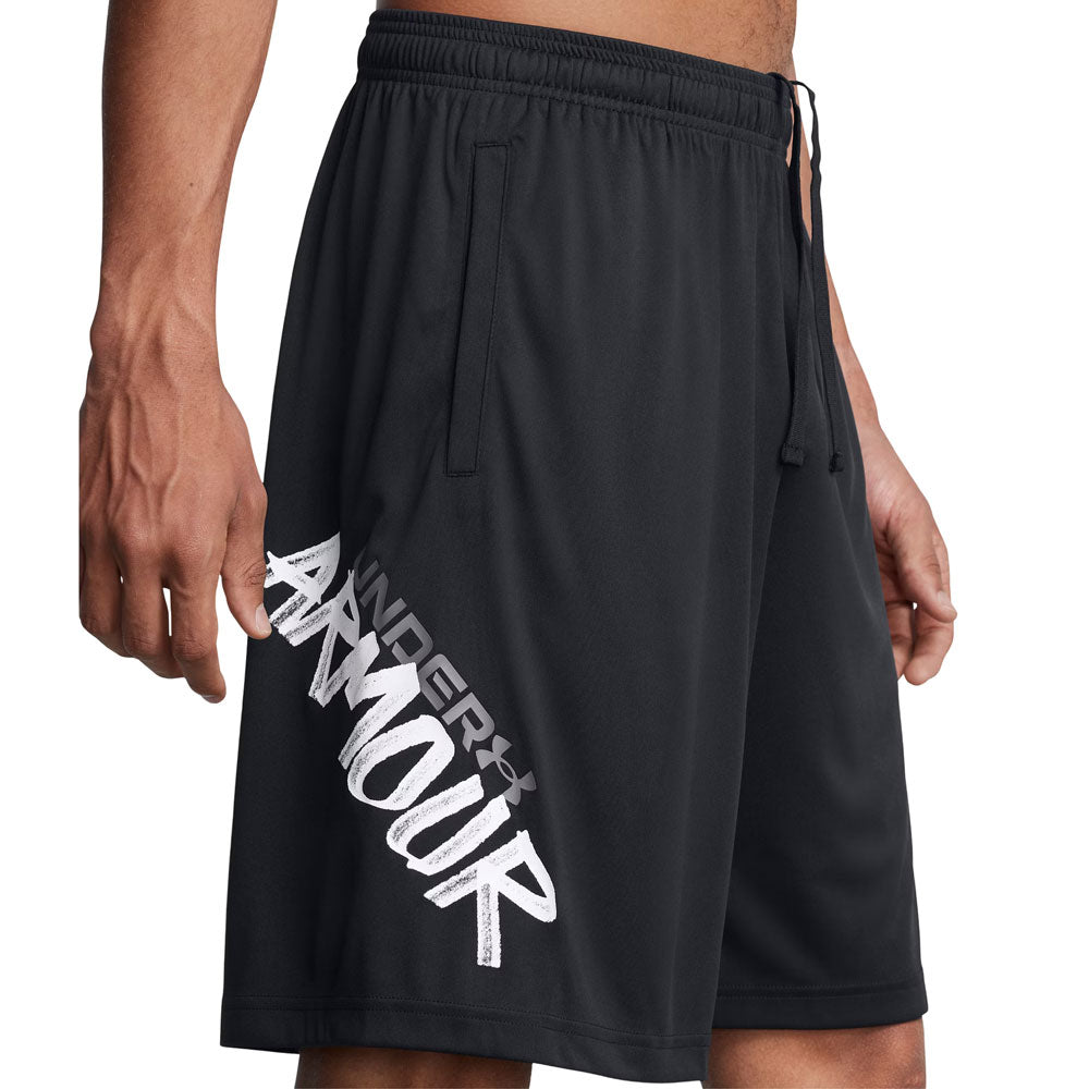 Short Largo Under Armour para Hombre UA Tech Wdmk Shorts Negro