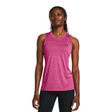 Playera Sin Manga Under Armour para Mujer Tech Tank Twist Rosa