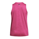 Playera Sin Manga Under Armour para Mujer Tech Tank Twist Rosa