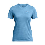 Playera Manga Corta Under Armour para Mujer Tech Tiger SSC Azul