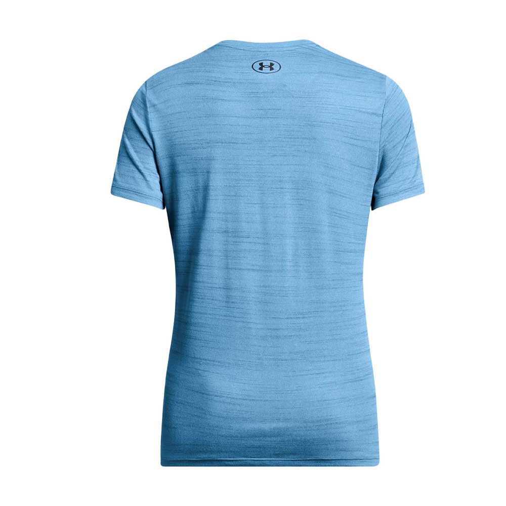 Playera Manga Corta Under Armour para Mujer Tech Tiger SSC Azul