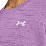 Playera Manga Corta Under Armour para Mujer Tech Tiger SSC Morada